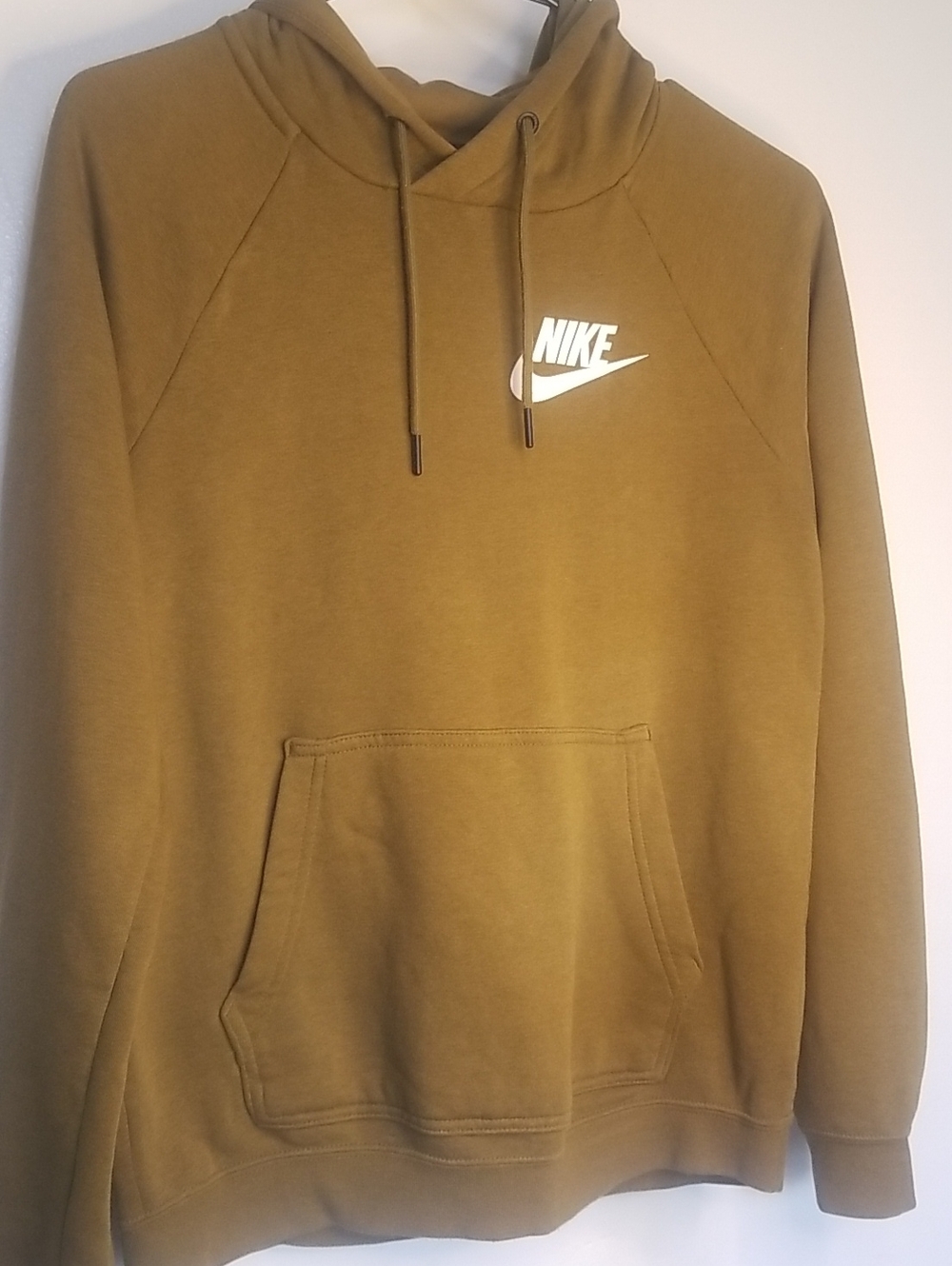 Nike Women's Olive/Brown Logo Pullover Hoodie And Sweatpants